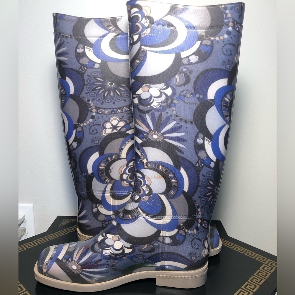 Emilio Pucci Rain Boots Size 37 (7)